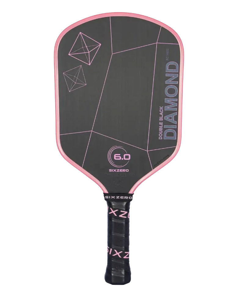 Six Zero Double Black Diamond Control 14mm pickleball paddle