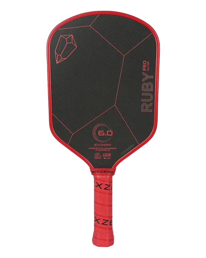 Six Zero Ruby Pro 14mm pickleball paddle